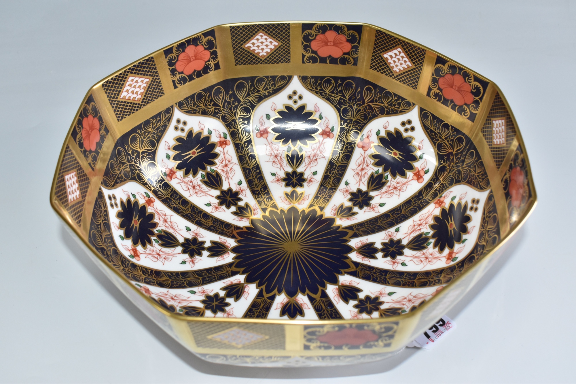 Royal Crown Derby Imari 1128 Solid Gold Band Bowl Sold £700