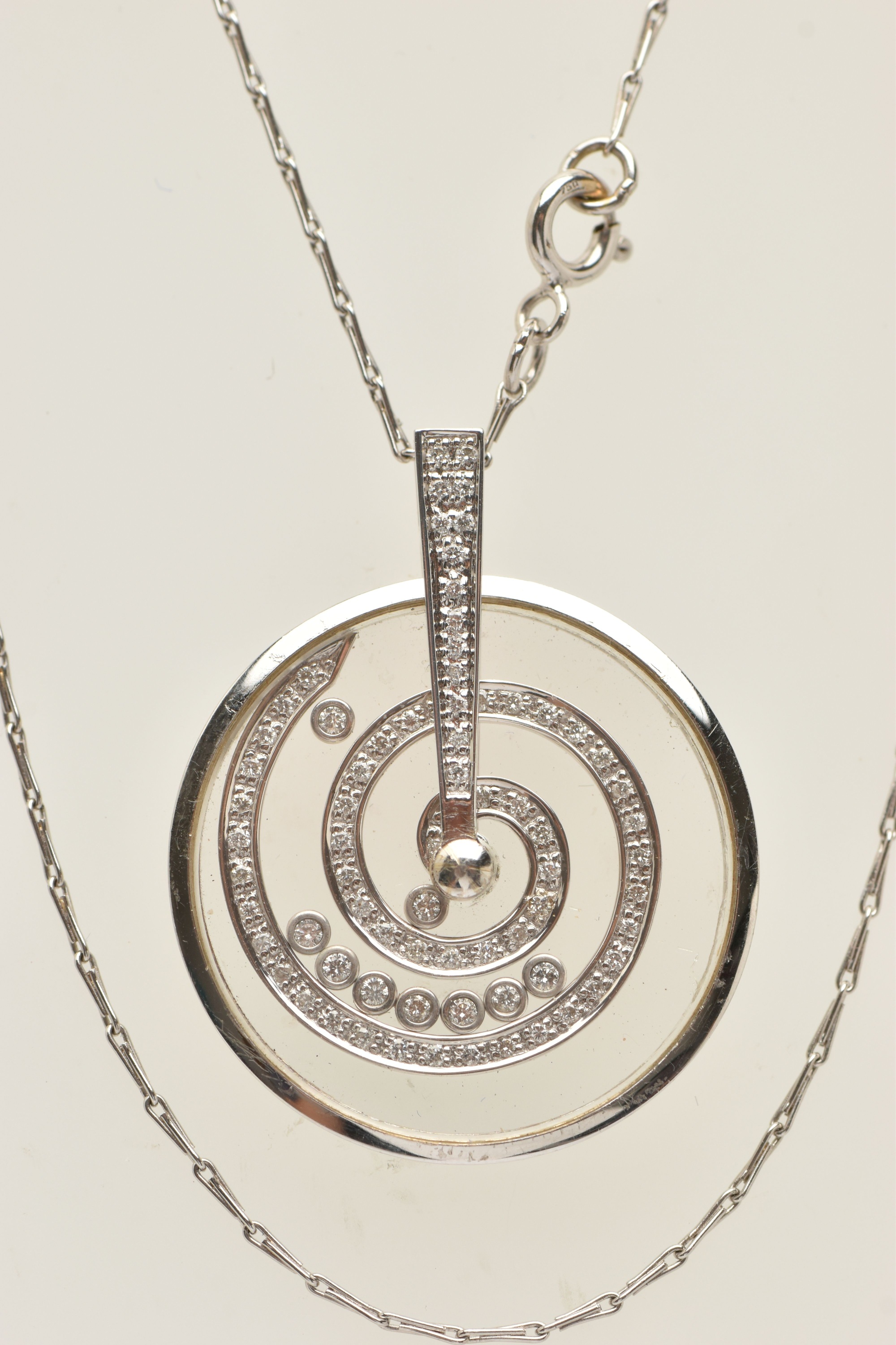 Contemporary Diamond Necklace Sold £600
