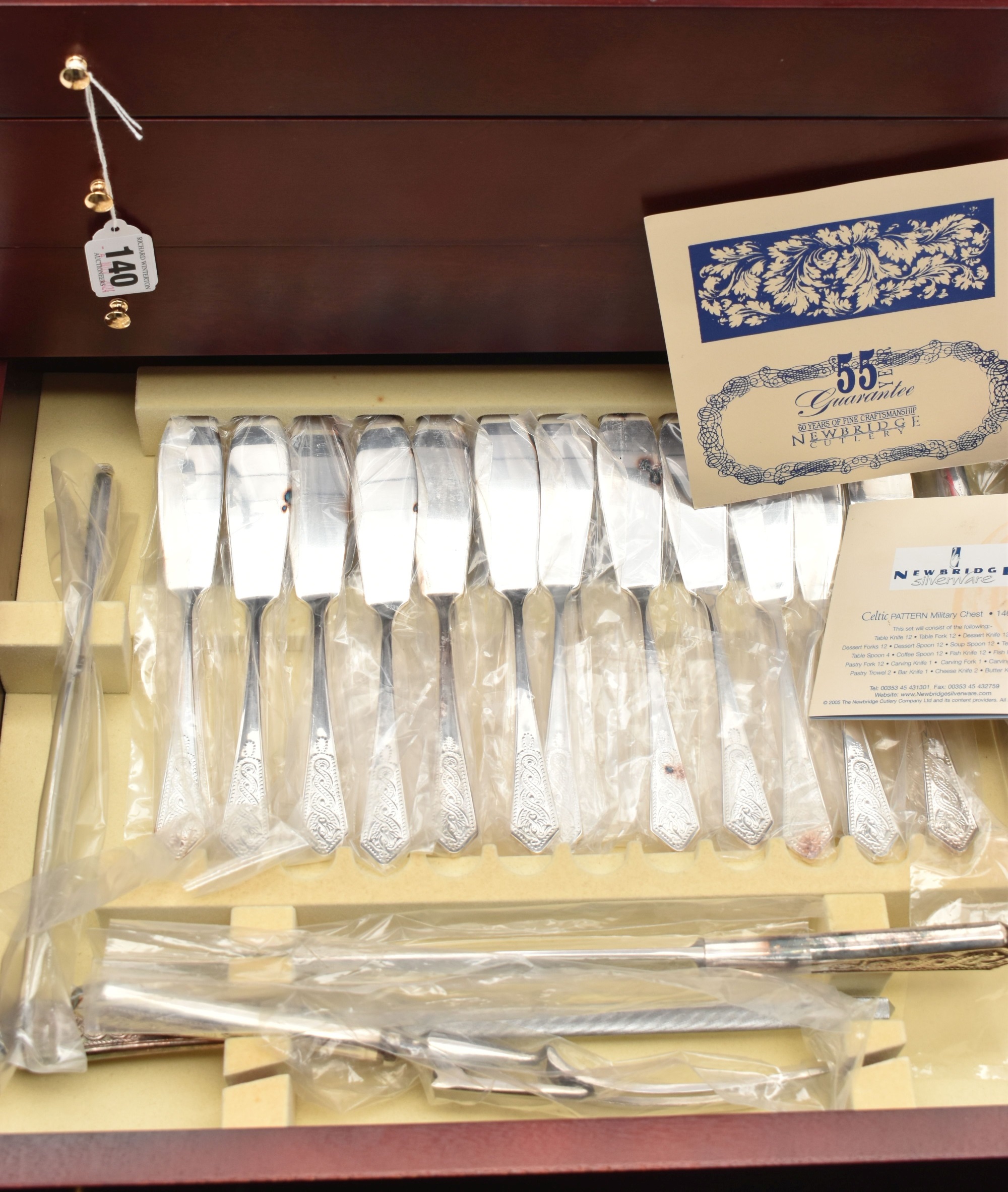 Newbridge Silver Canteen 146 Piece Cutlery Sold £3,000