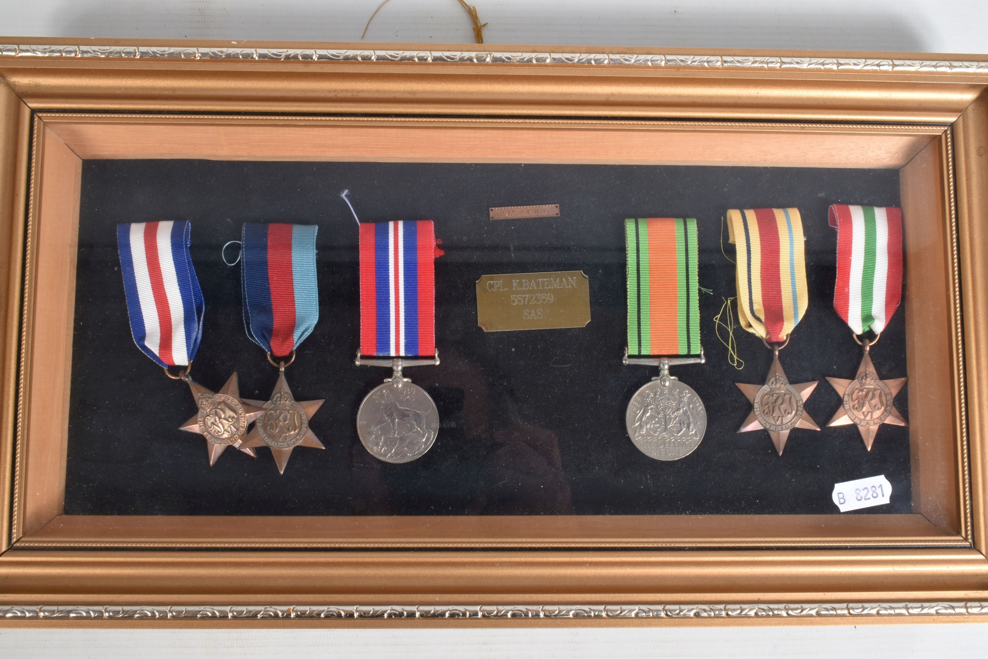 WW2 SAS Casualty Set Of Medals Sold £2,400