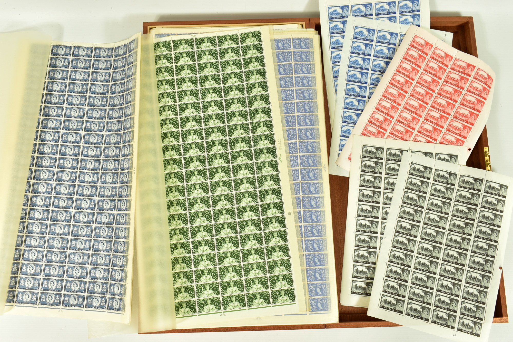 160 Complete Sheets 1950S 1960S Stamps