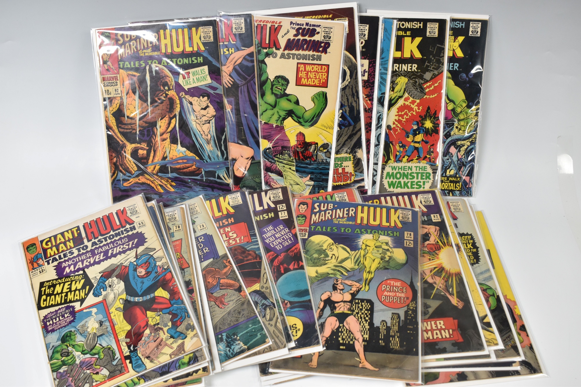 Collection Of Tales To Astonish Marvel Comics Sold £380