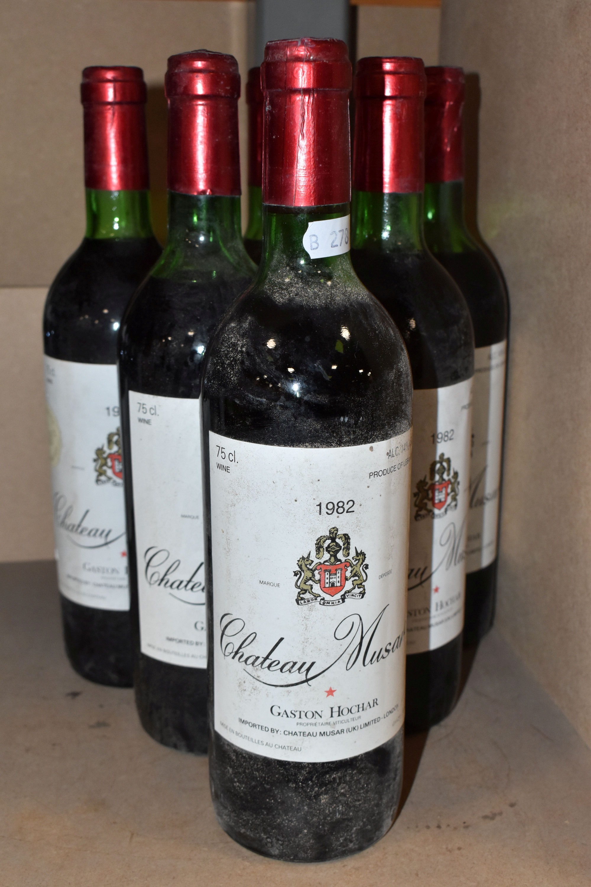 Six Bottles Of Chateau Musar Sold £520