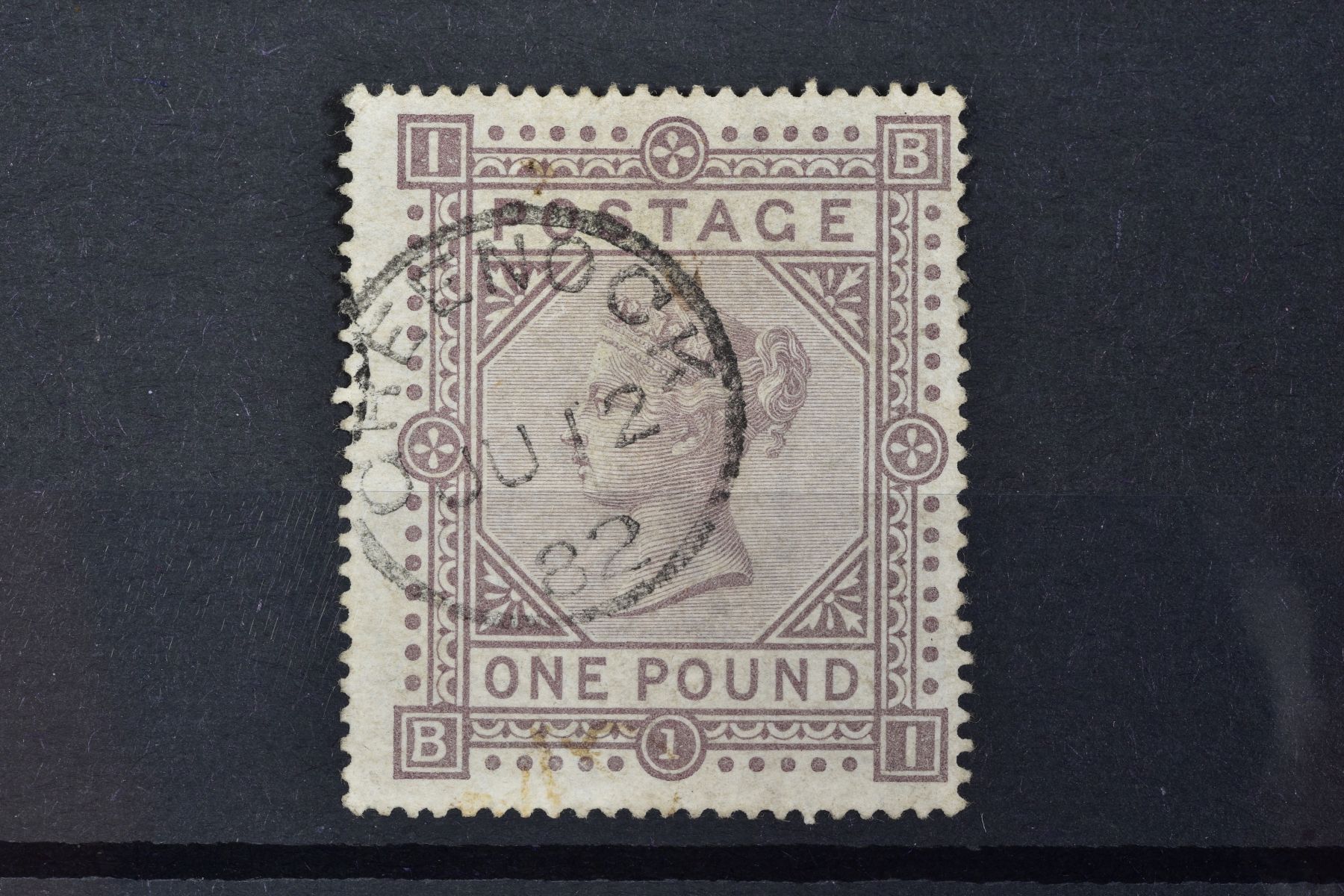 1867 Brown Lilac Stamp Sold £750