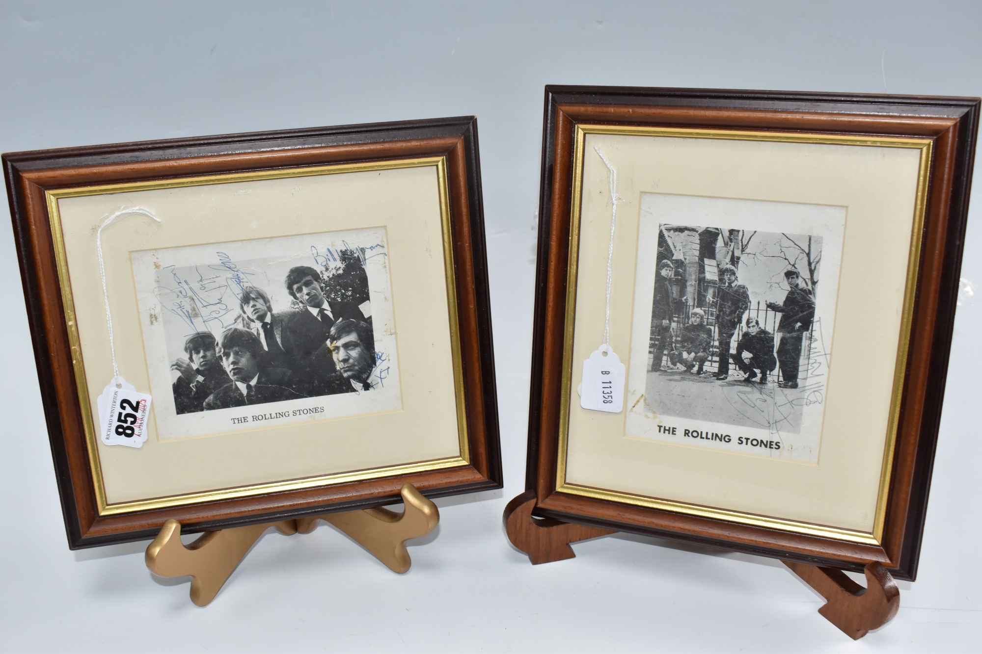 Rolling Stones Autographs Sold £700