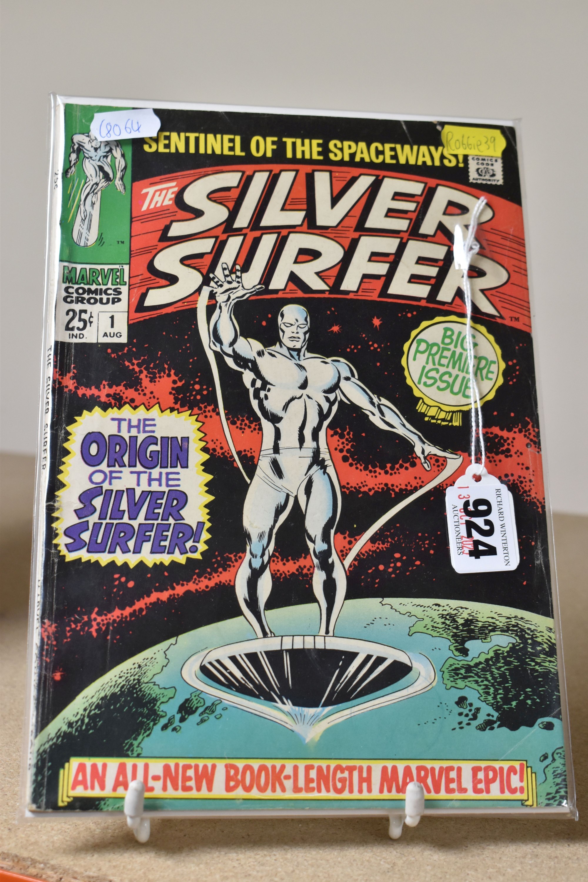 Silver Surfer Volume 1 #1 Marvel Comic Sold £200