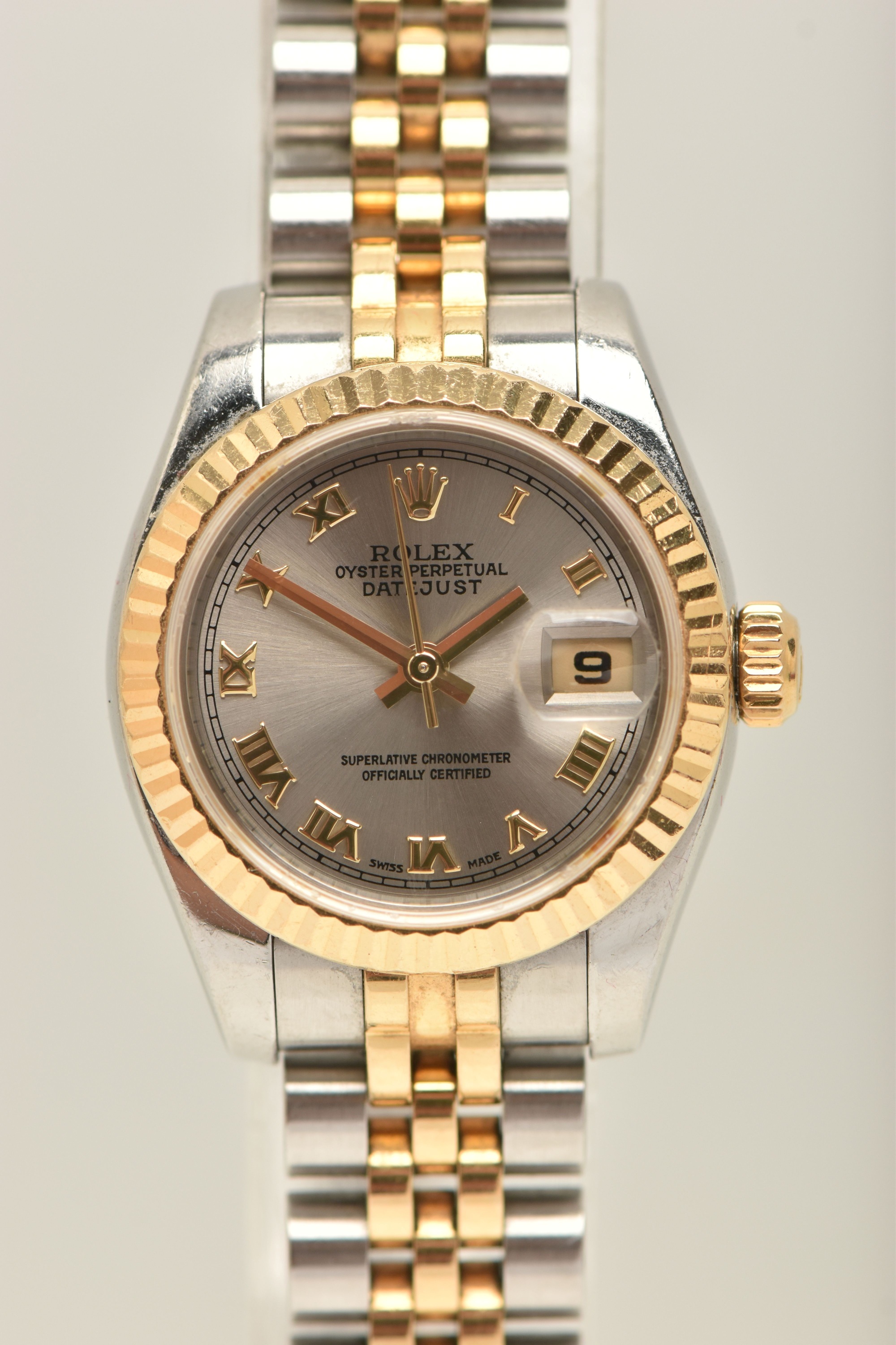 Bi Colour Rolex Oyster Perpetual Datejust Watch Sold £3,800