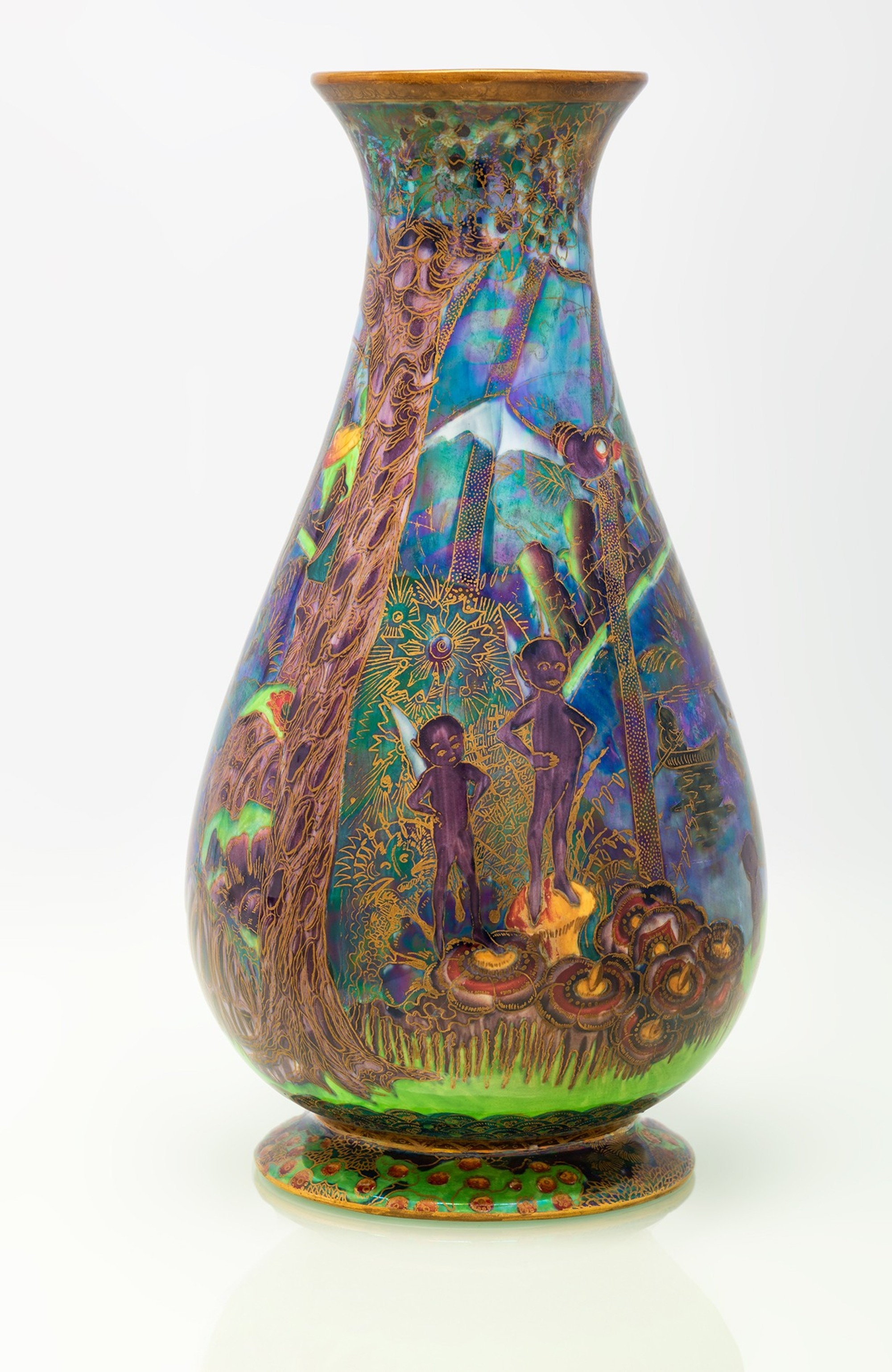 Wedgwood Daisy Makeig Jones Fairyland Lustre Baluster Vase Sold £2,000