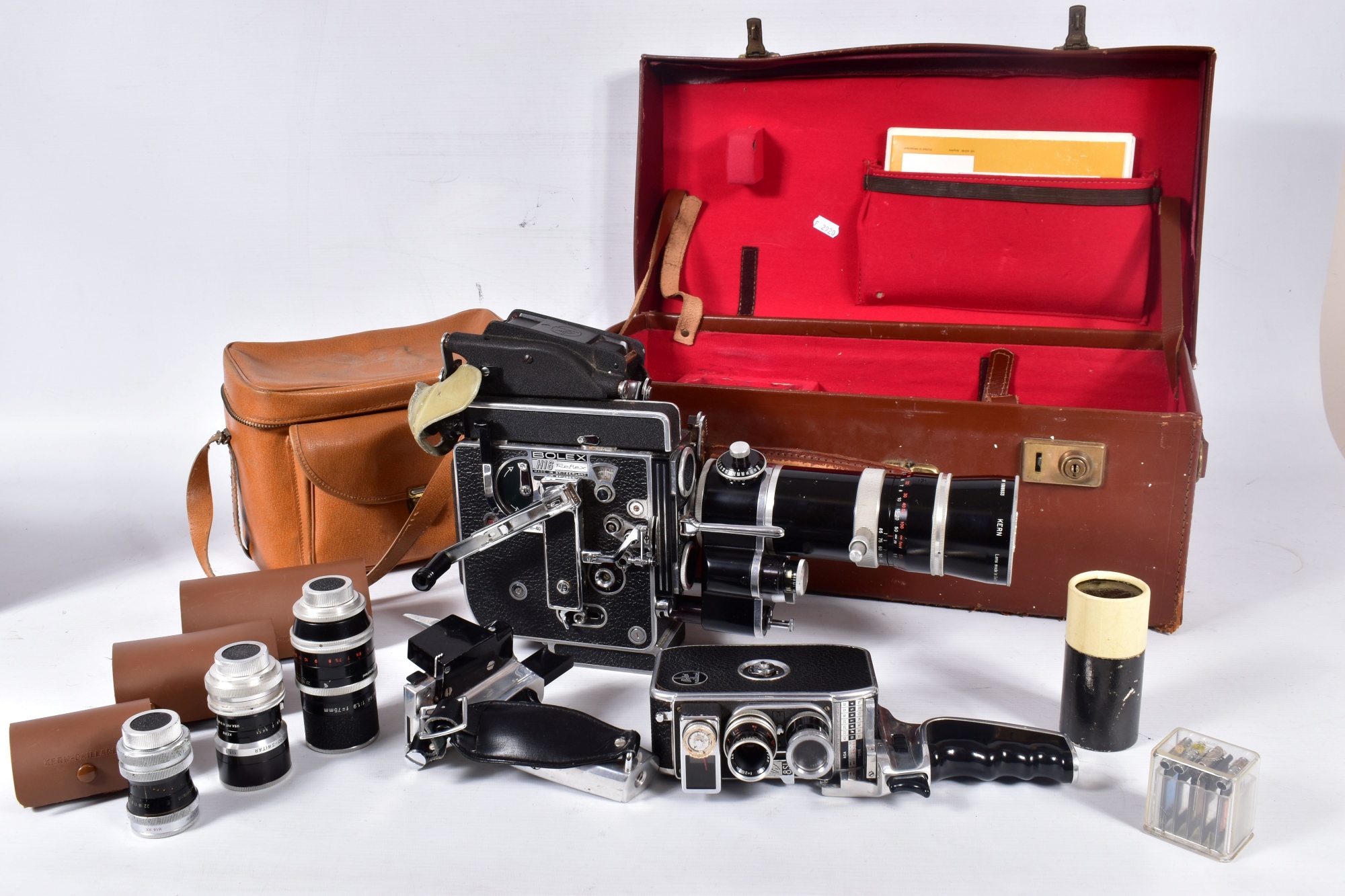 Bolex Paillard H16 Reflex And B8SL Cine Cameras Sold £1,250