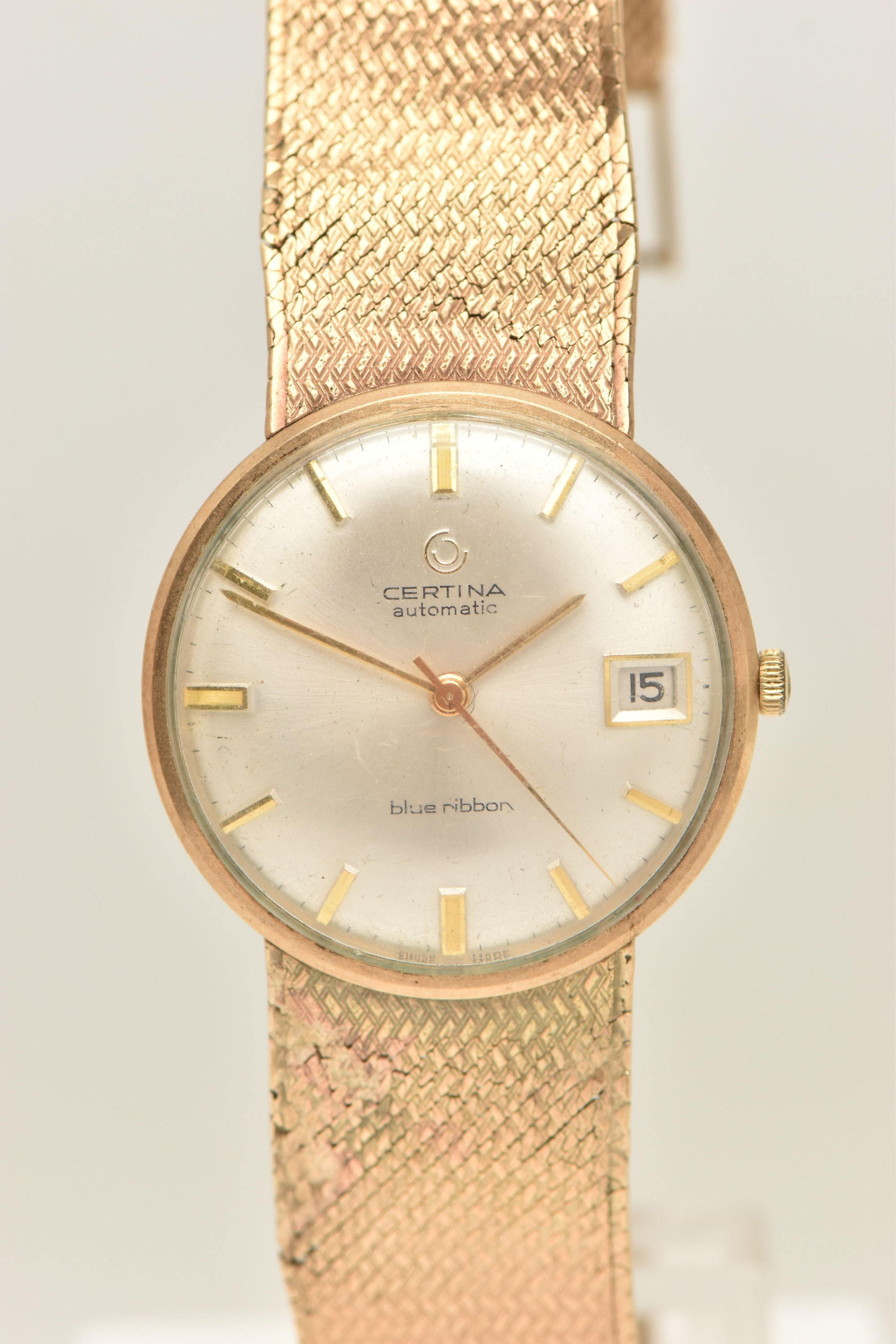 9Ct Gold Certina Watch Sold £1,000