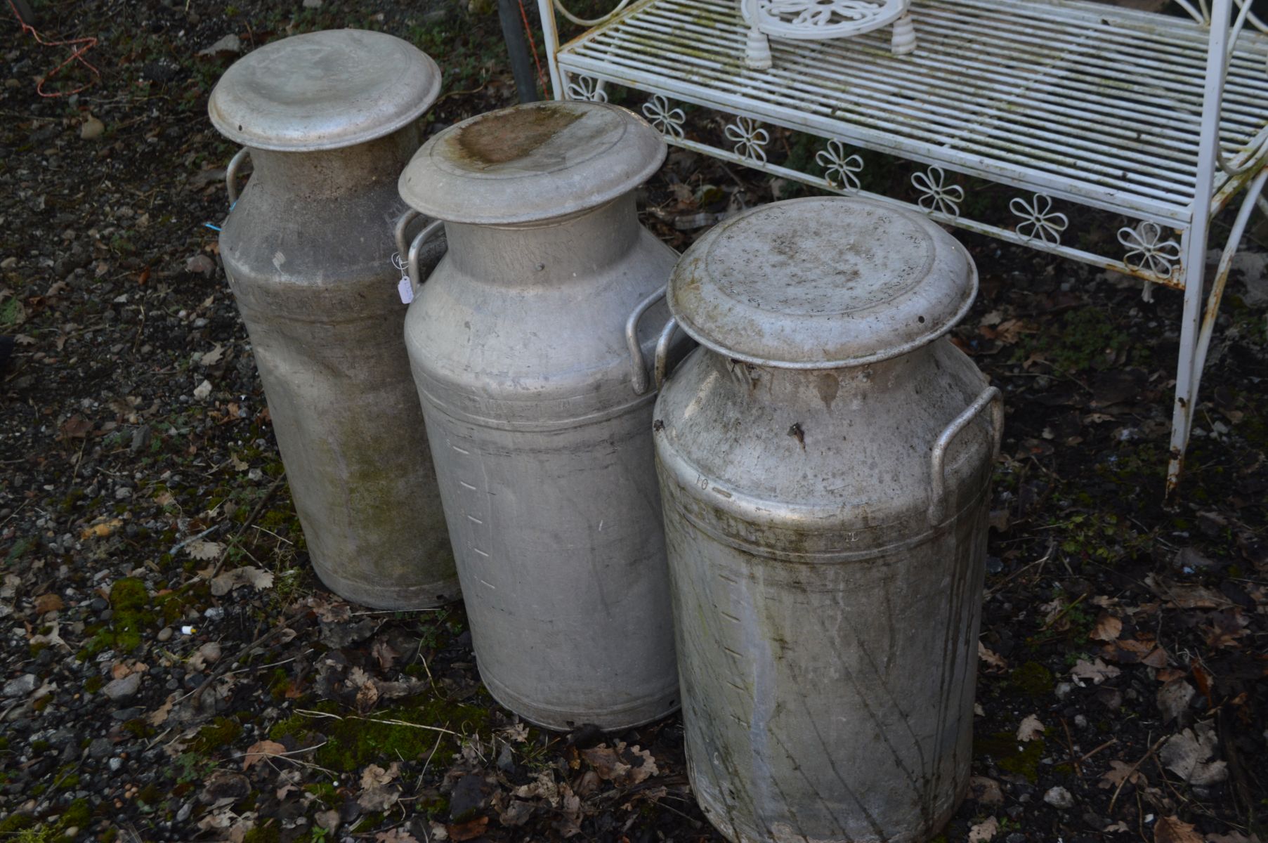 Aluminium Milk Churns Sold £200