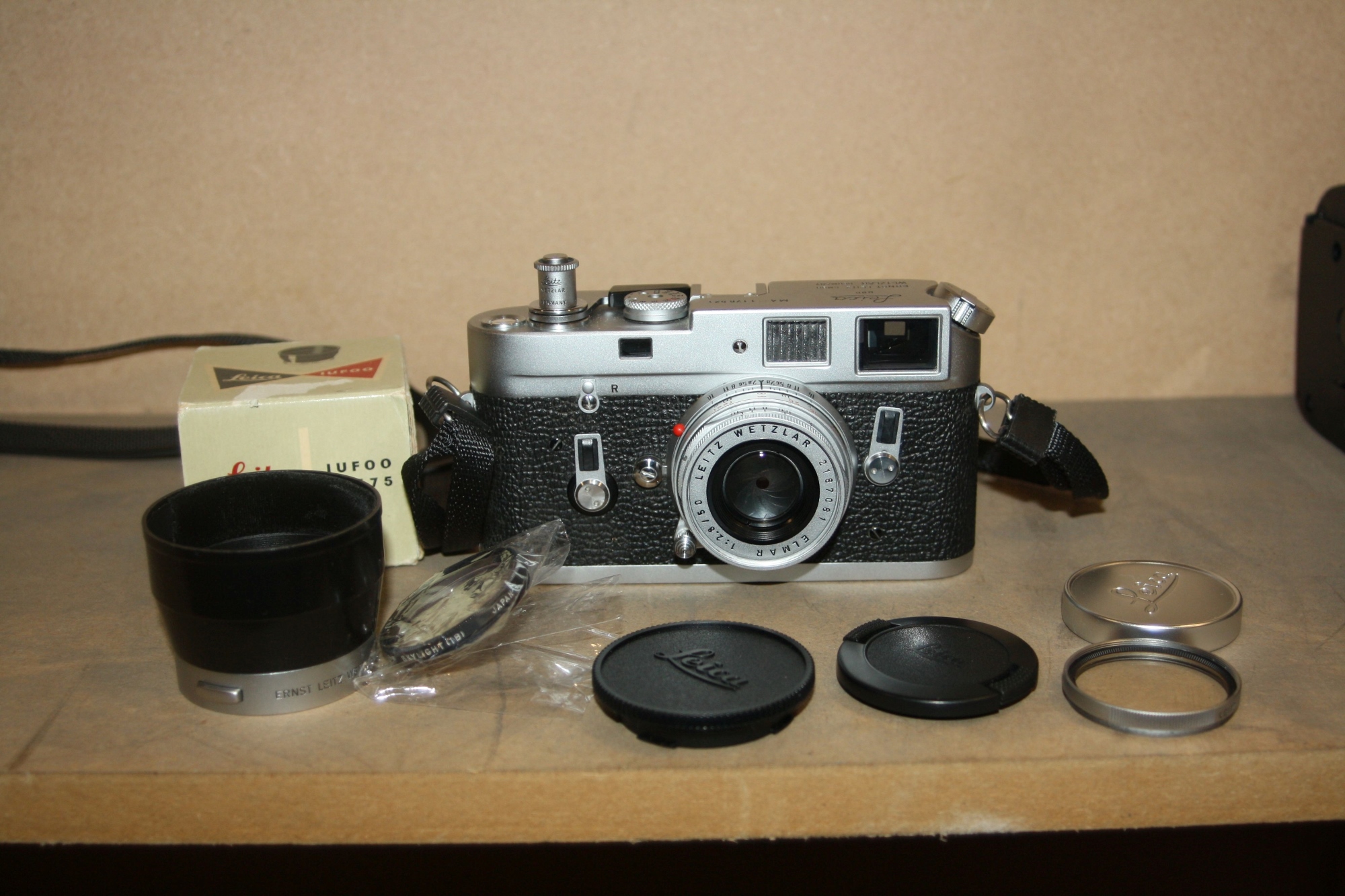 Leica M4 Film Camera With Elmar 50Mm Lens Sold £1,400