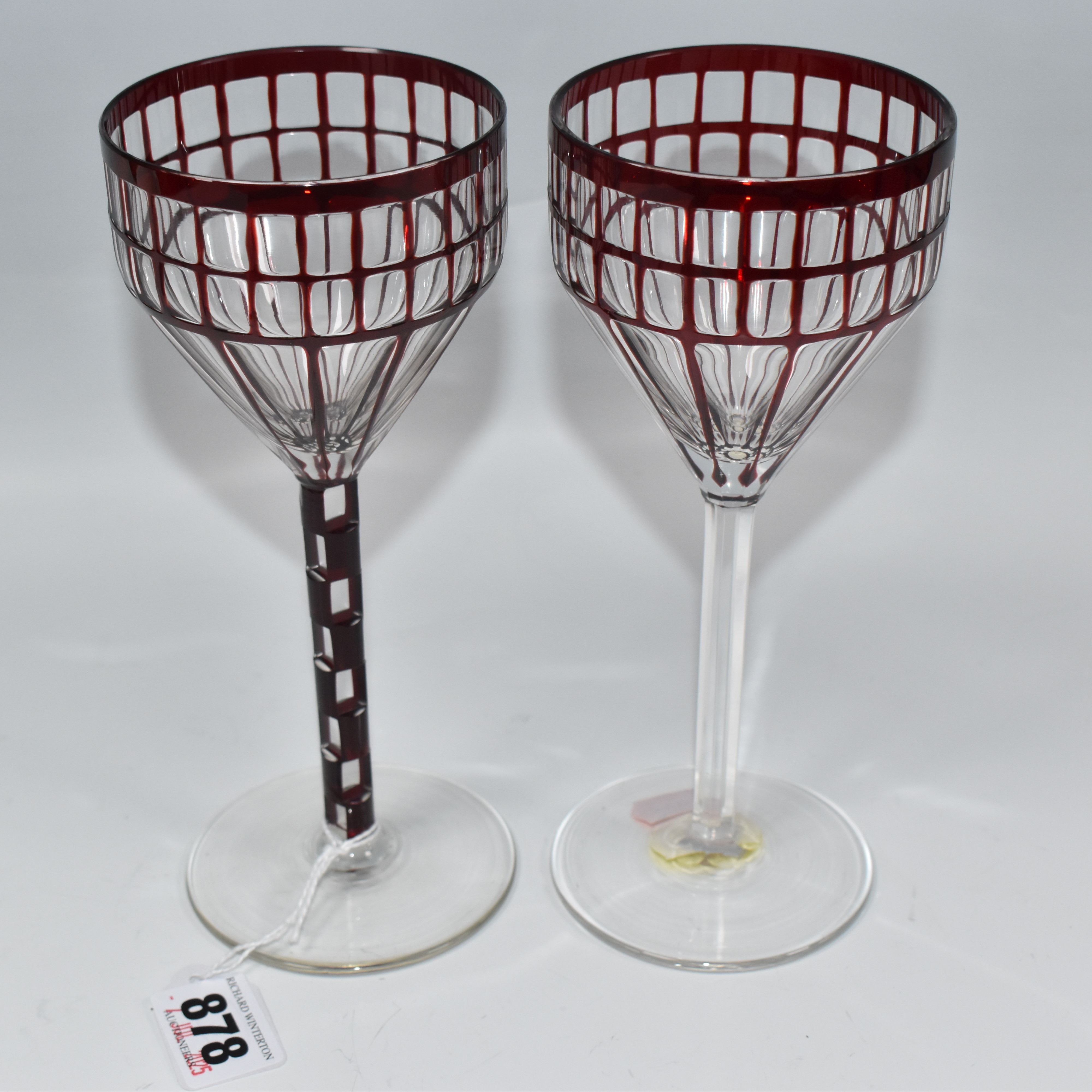 Otto Prutscher Wine Glasses Sold £320