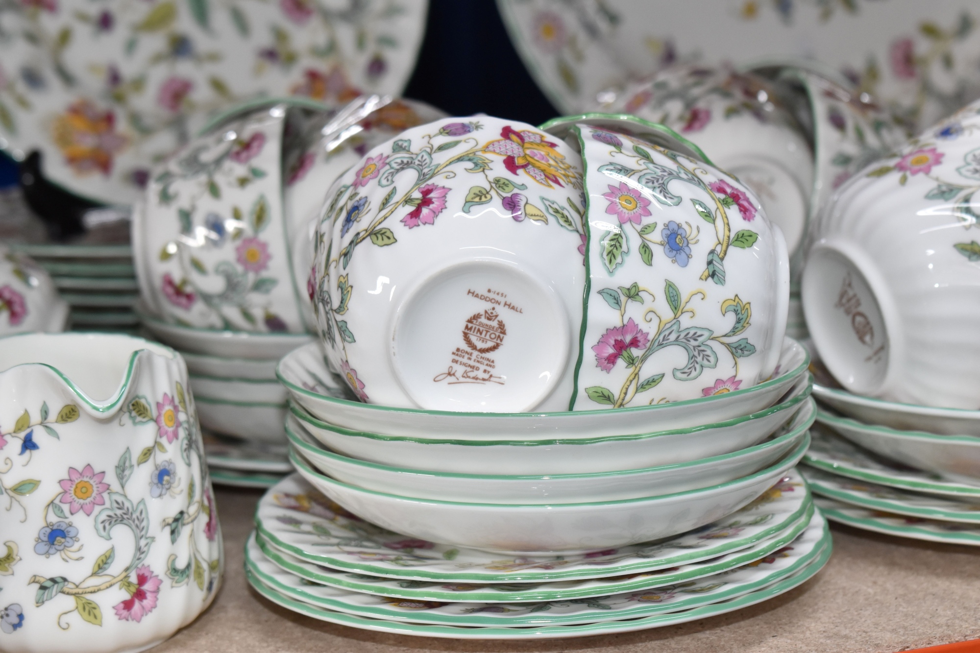 Minton Hadden Hall Dinnerware Pattern B 1451 Sold £800