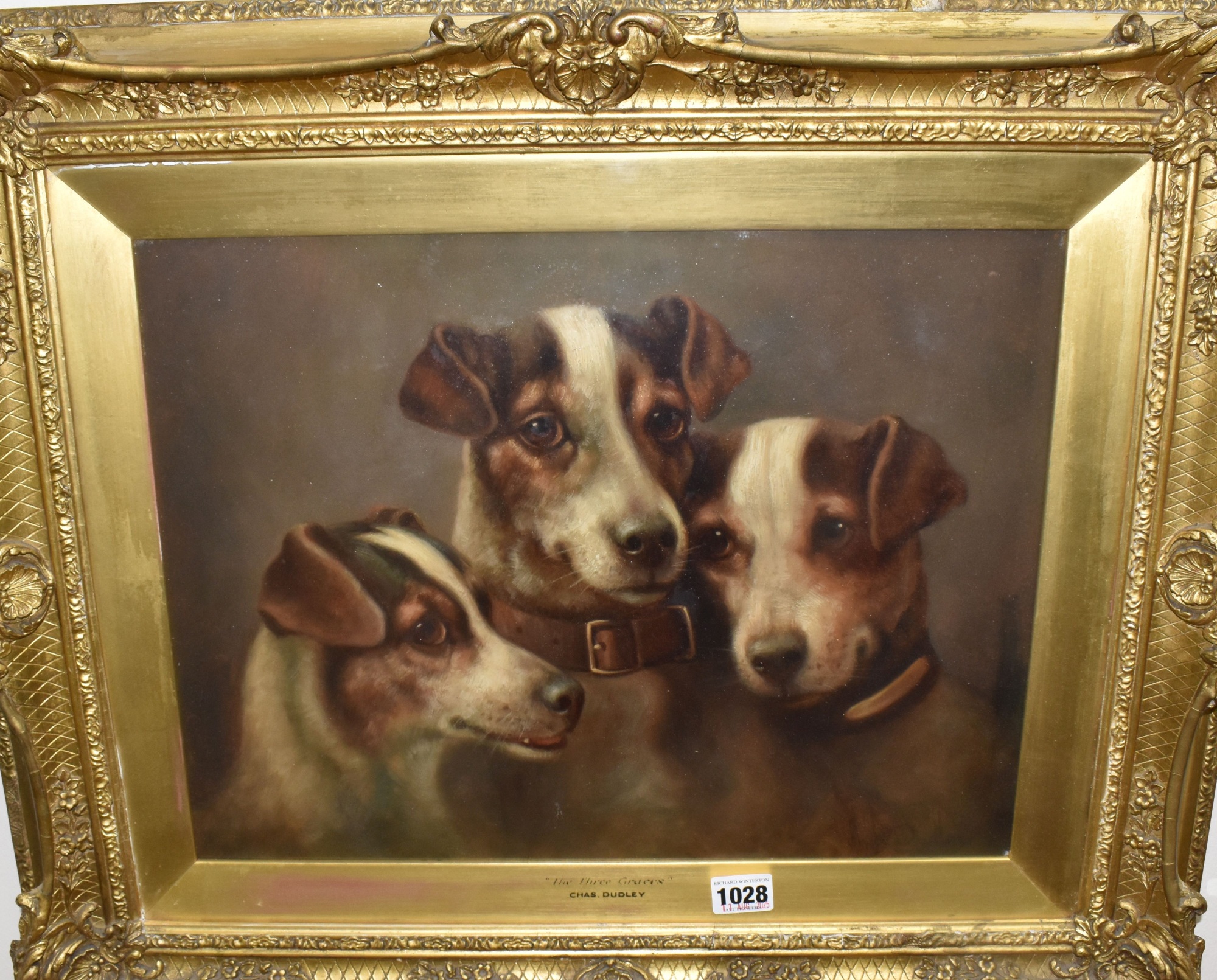 Charles Dudley 'The Three Graces' Oil Painting Sold £500