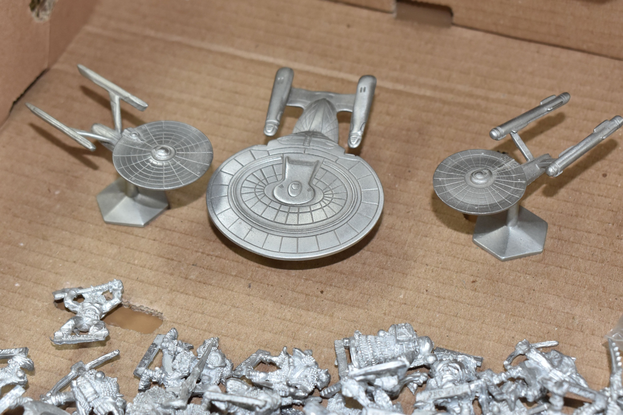 Detail From Collection Of Star Trek And Dungeons And Dragons Pewter Figures Sold £620