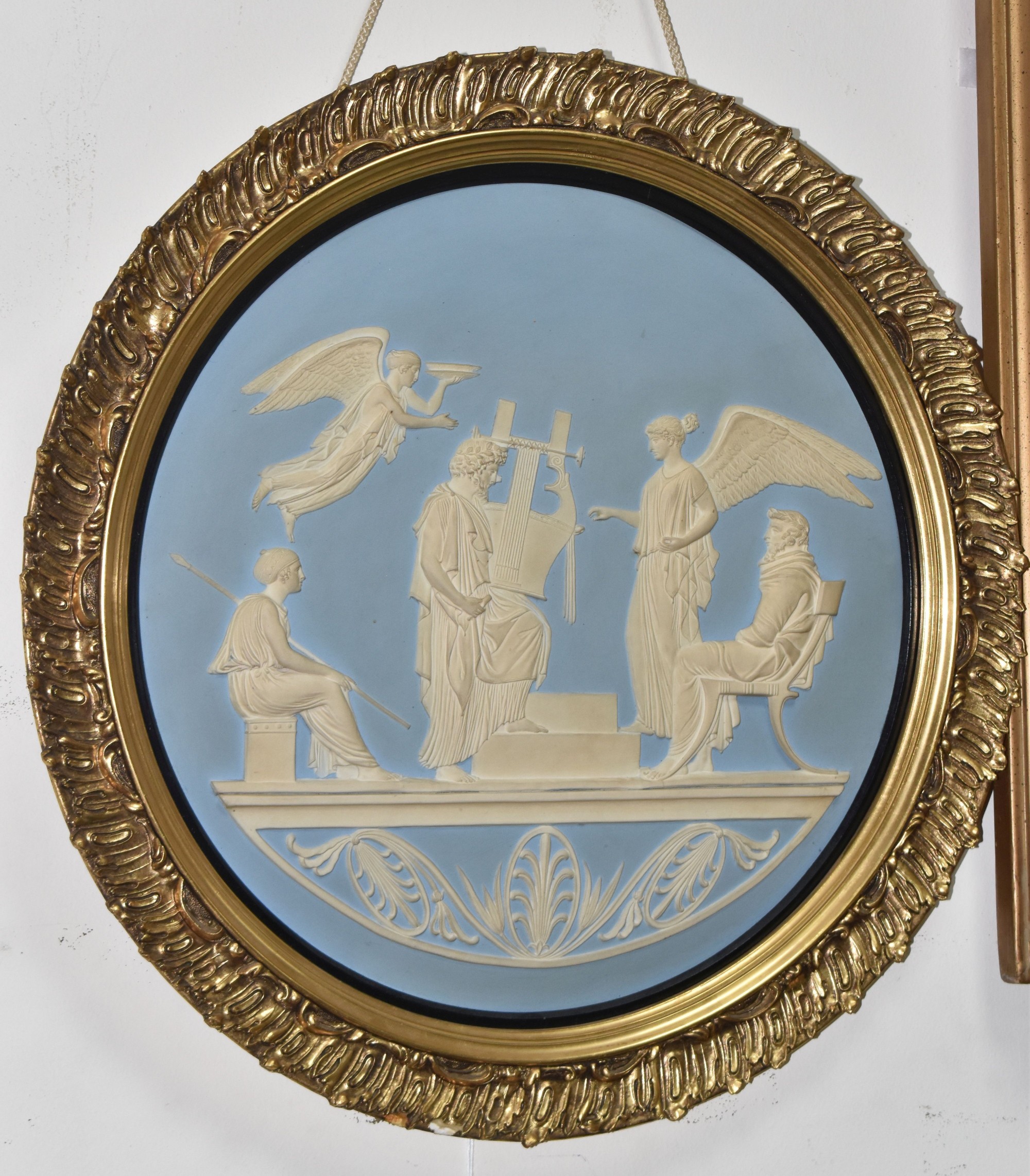 C19th Wedgwood Blue Jasperware Plaque Sold £1,350