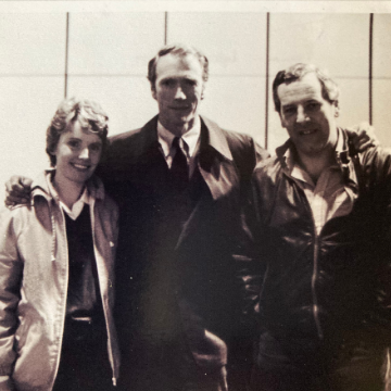 Craig Thomas and his wife Jill with Clint Eastwood. Photo courtesy of the Estate of Jill Thomas