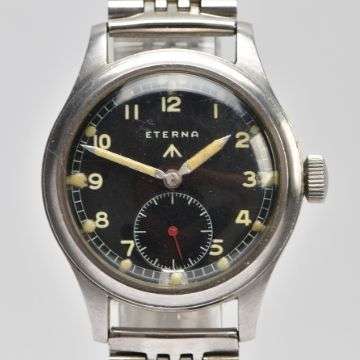 Monday 5th July 2021 As few as 5,000 of these wartime ‘Dirty Dozen’ watches are understood to have been produced by Eterna.