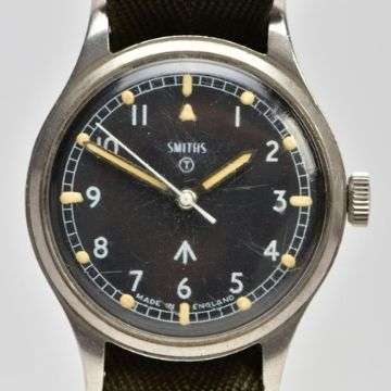 Monday 5th July 2021 A Smiths ref. W10 British Military wristwatch circa 1967 (est. £500-£700).