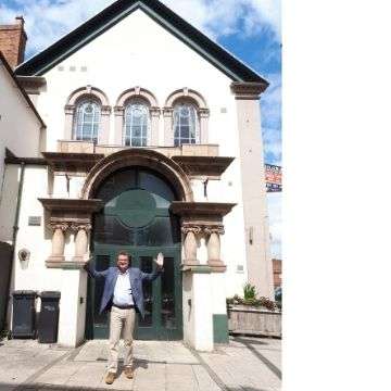 Auctioneer Richard Winterton at the Lower Gungate premises. 