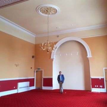 Richard Winterton surveys one of the impressive spaces inside the former register office.