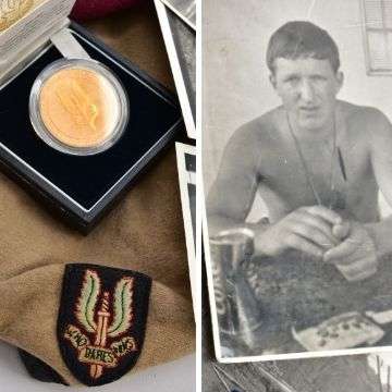 Special Forces medals archive to SAS trooper Roger Tattersall, September 2021. Roger Tattersall's archive represents the highest achievements of soldiering and bravery of a member of Britain’s elite Special Forces.