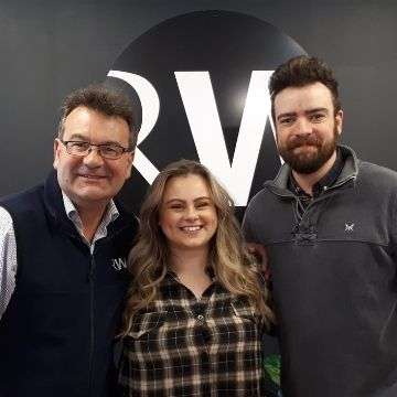 The Tamworth auction house opened on Monday, October 11. Pictured is auctioneer Richard Winterton, Lucy Hughes and Ben Winterton.