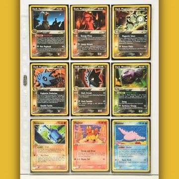 Lot 36 is a complete EX Team Rocket Returns set (estimate £1,500-£2,000).