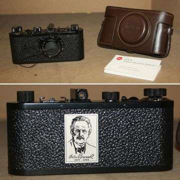 Lot 878: A Leica 1 ‘Oskar Barnack’ edition, estimated at £800 to £1,000.