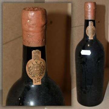 The bottle of Warre’s port from the legendary 1963 vintage.