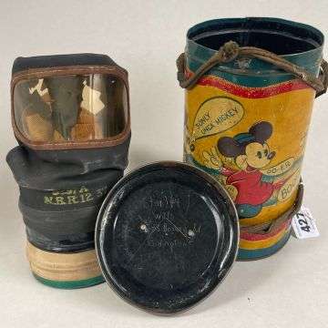 The original owner’s name is scratched to underside of the tin’s lid.