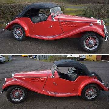 1954 MG TF 1500 vintage sports roadster