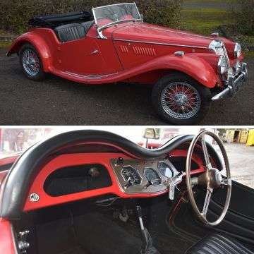 1954 MG TF 1500 vintage sports roadster