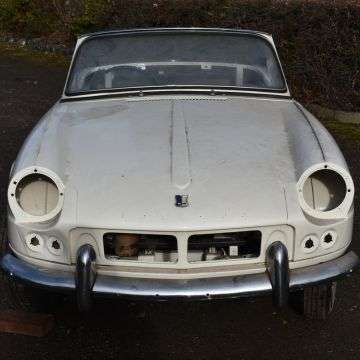 1966 Triumph Spitfire 4 Mark 2 sports car rebuild project