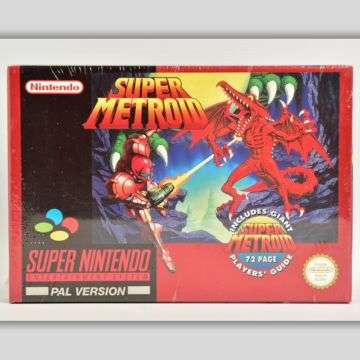 This factory sealed SNES games Super Metroid from 1994 sold at £800.