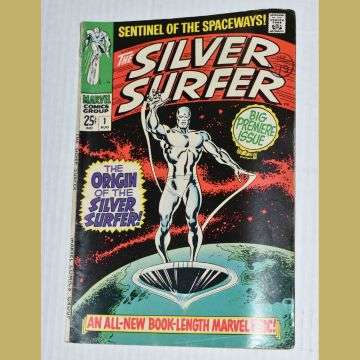 The Silver Surfer #1 sold at £320.