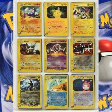 Another page from the Skyridge Pokémon set.