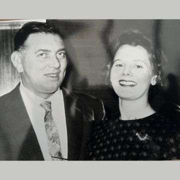 Industrialist Fred Cooper and his family moved into The Grange in 1969. Pictured are Fred and his wife Betty.